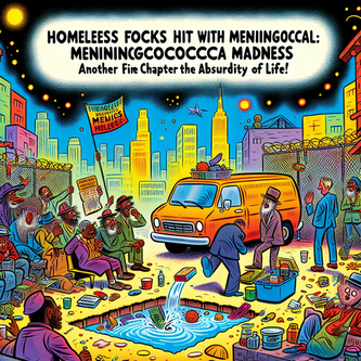 “Homeless Folks Hit with Meningococcal Madness: Another Fine Chapter in the Absurdity of Life”