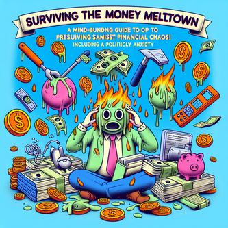 “Surviving the Money Meltdown: A Mind-Bending Guide to Preserving Your Sanity Amidst Financial Chaos!” funny news funny newz weird news