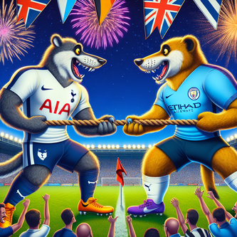 “The Battle of the Football Titans: Tottenham takes on Manchester City in the FA Cup Fourth Round – Live (Prepare for the Mildly Offensive Fireworks!)” funny news funny newz weird news