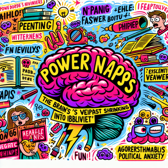 “Power Naps: The Brain’s Secret Weapon Against Shrinking into Oblivion!” funny news funny newz weird news