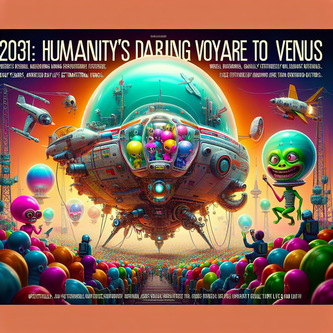 “2031: Humanity’s Daring Voyage to Venus, Where We’ll Befriend Aliens or Die Trying!” funny news funny newz weird news