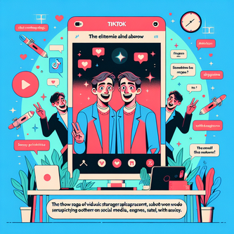 “TikTok Reunites Long-Lost Twins: A Satirical Saga of Separation, Social Media, and Slightly Skewed Priorities” funny news funny newz weird news