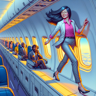 “Bold Passenger Becomes Hero: Takes a Stroll on Plane’s Wing, Inspiring Others to Embrace Freedom from Confinement” funny news funny newz weird news