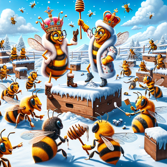 “Political Buzz: Queen Bees and Beekeepers Duke It Out in Lackluster Winter Box Office” funny news funny newz weird news