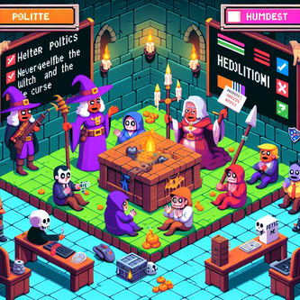 “Palworld Dev’s Roguelite ‘Never Grave The Witch and The Curse’: A Hilarious Satire on Politics and Gaming” funny news funny newz weird news