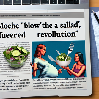 “Earth-Shattering Revelation: Vegan Women’s Pregnancy Perils, A Stunning Blow to Salad-Fueled Revolution!” funny news funny newz weird news