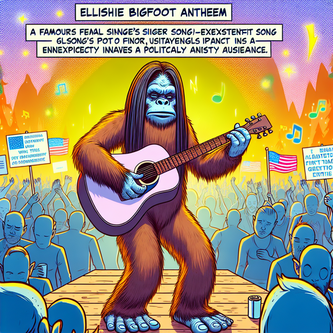 “Nicki Minaj’s ‘Elusive Bigfoot Anthem’ Sets New Record for Politically Satiric Streaming” funny news funny newz weird news