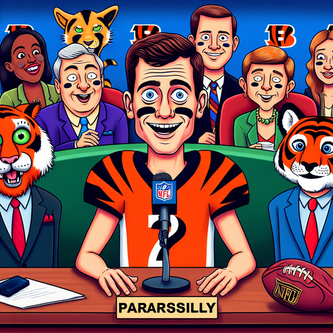 “Joe Burrow, Bengals Quarterback, Offers Hilarious Insights on AFC Championship Game While Politely Nudging Us to Rethink the Absurdity of Modern Politics” funny news funny newz weird news