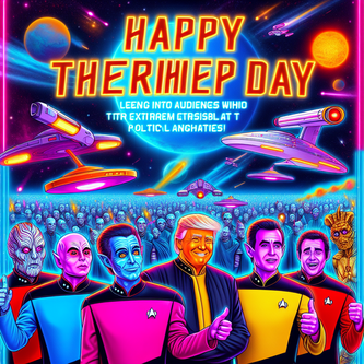 “Star Trek Enthusiasts Celebrate the ‘Happy Threshold Day’ with a Sardonic Twist” funny news funny newz weird news