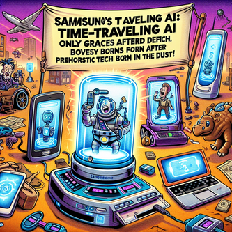 “Samsung’s Time-Traveling AI: Only Graces Devices Born After 2023, Leaving Prehistoric Tech in the Dust!” funny news funny newz weird news