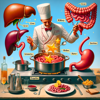 “Unveiling the Gastronomic Wizardry: Your Digestive System’s Secret Career as a 5-Star Chef!” funny news funny newz weird news