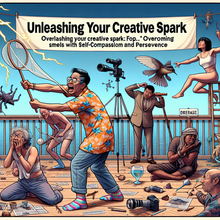 “Unleashing Your Creative Spark: Overcoming Dry Spells with Self-Compassion and Perseverance” funny news funny newz weird news