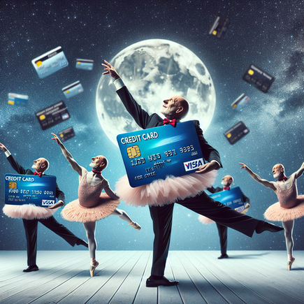 “Financial Stress Takes a Bow: Credit Card Delinquencies Dance Their Way to the Stars!” funny news funny newz weird news