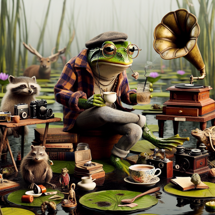 “Kermitops gratus: The Original Hipster Frog or Just a Green Poser?”