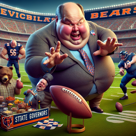 “Governor Pritzker Throws Shade at Bears Stadium Proposal: Is Illinois Ready to Play Ball?” funny news funny newz weird news