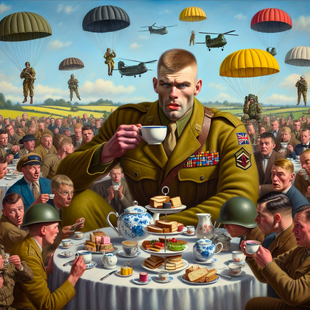 ‘Putin’s Peace Mission: Sending Troops to Ukraine for a Friendly Tea Party’