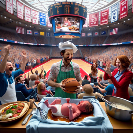 “NBA Superstar and Cookbook Author Welcome Fourth Child, Future MVP or Master Chef?”