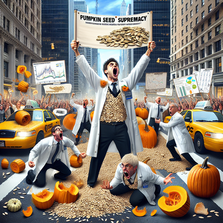 “NYC dietitians declare pumpkin seed supremacy, squashing debate with health benefits”